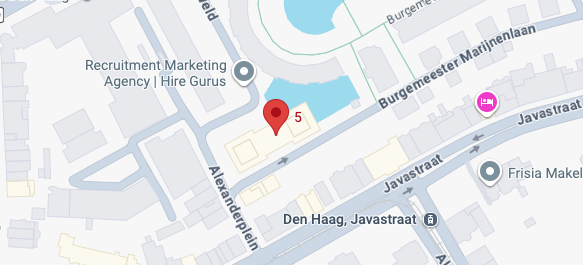 Kaart JIGGR kantoor, Alexanderveld 5, Den Haag